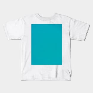 Minimalistic blue summer ocean water pattern Kids T-Shirt